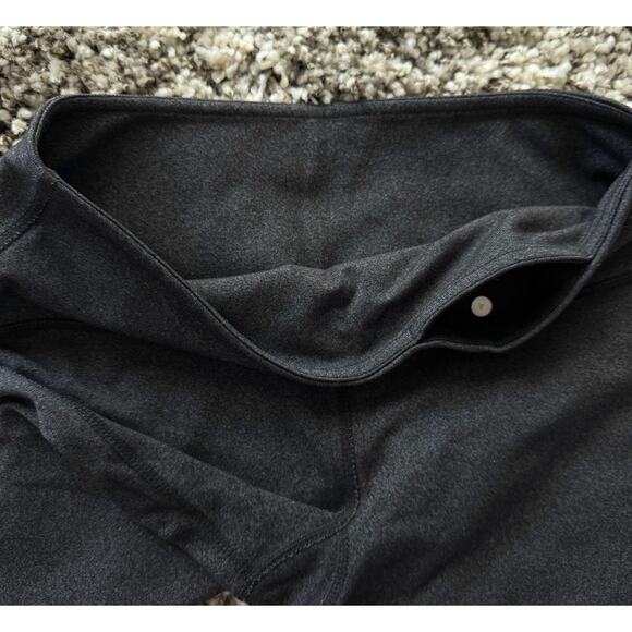 Lululemon Cropped Dark Gray Black Heather Leggings size 4 - Picture 9 of 11